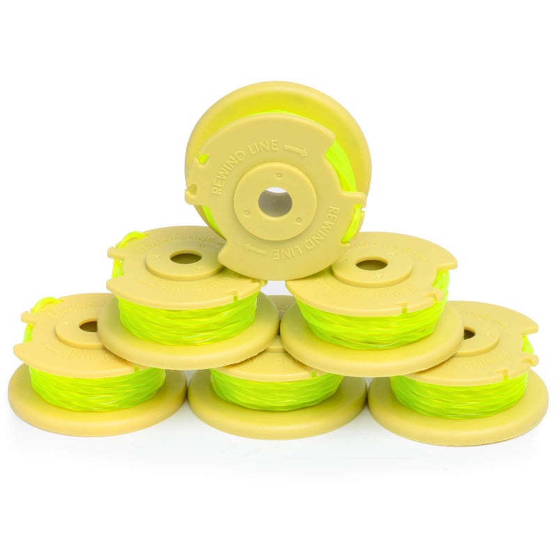 Future Way 6 Pack Weed Eater String Replacement for Ryobi 18v, 24v, and 40v Cordless Trimmers - Image 1
